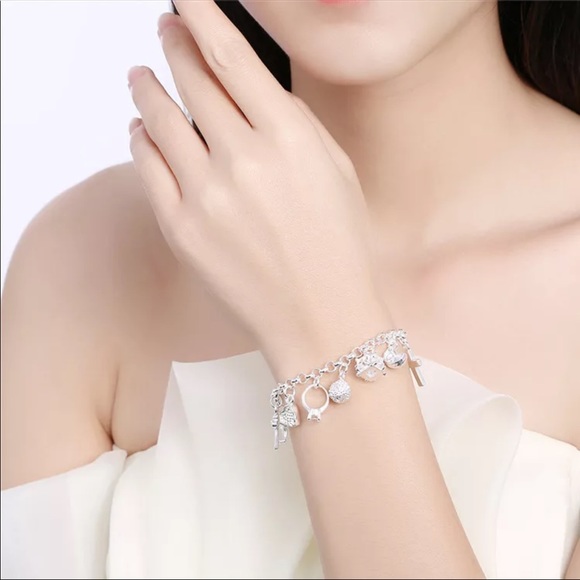 BEST WISHES ♡ Silver Bracelet GIFT - Picture 3 of 10